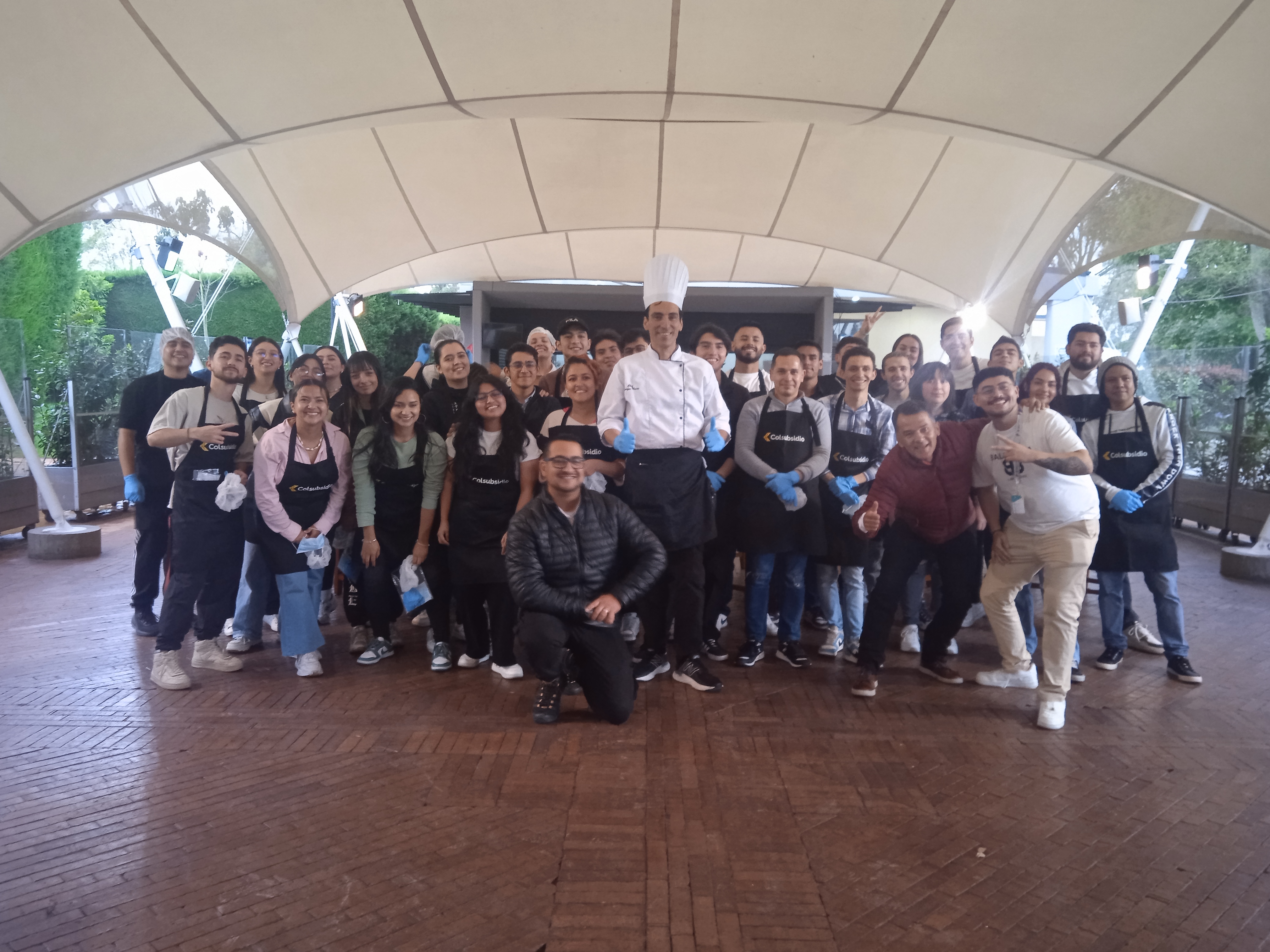 Team Building Corporativo con Colsubsidio y chef docente